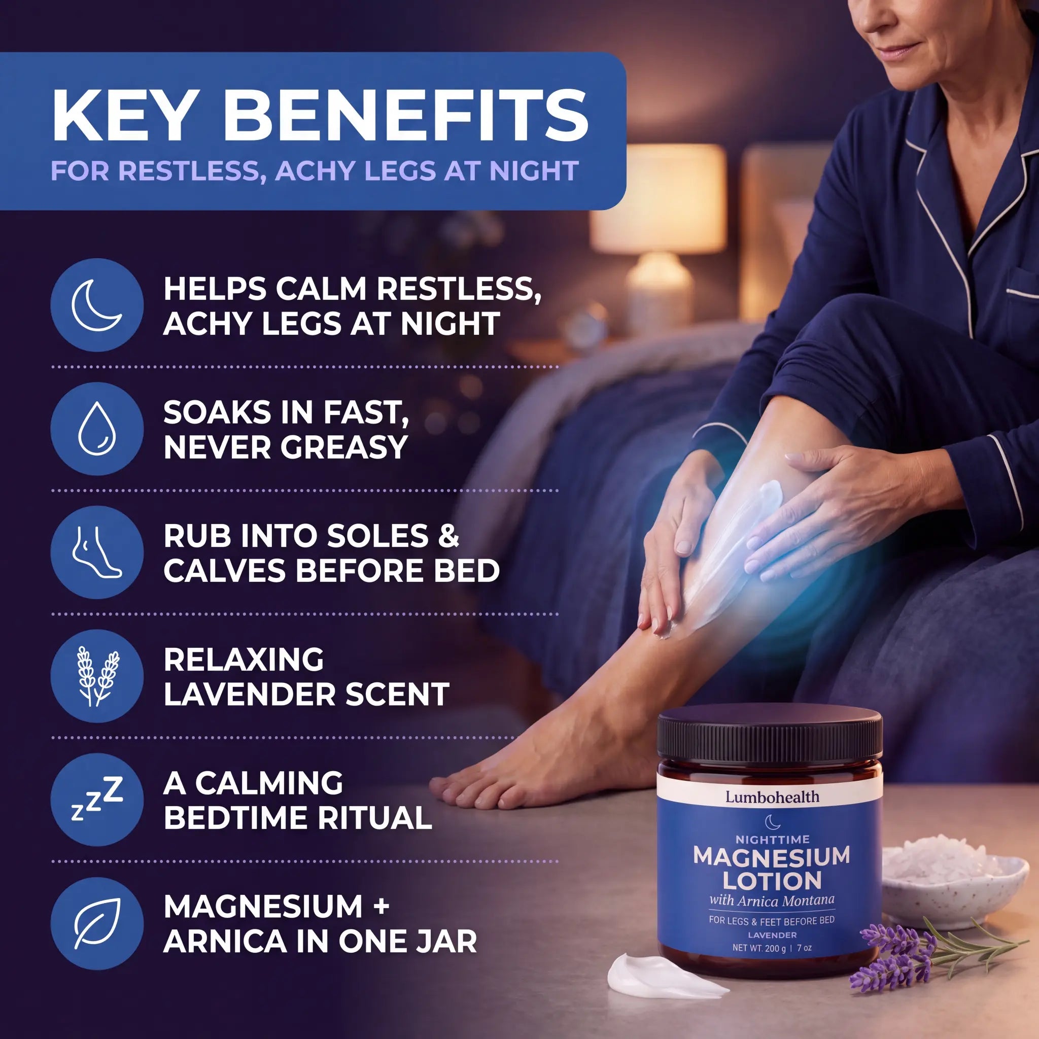 MAGNESIUM + ARNICA RESTLESS LEGS NIGHT CREAM