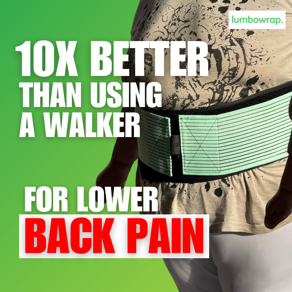 Back Stretch Wraps Lumbowrap® - The Complete Hip & Lower Back Wrap For Easier Walking & S ...