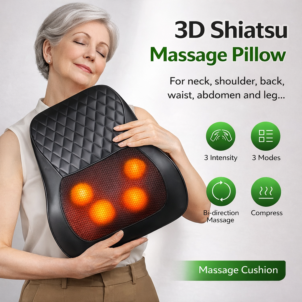 Lumbowrap® Back & Neck Shiatsu Deep Therapy Massager