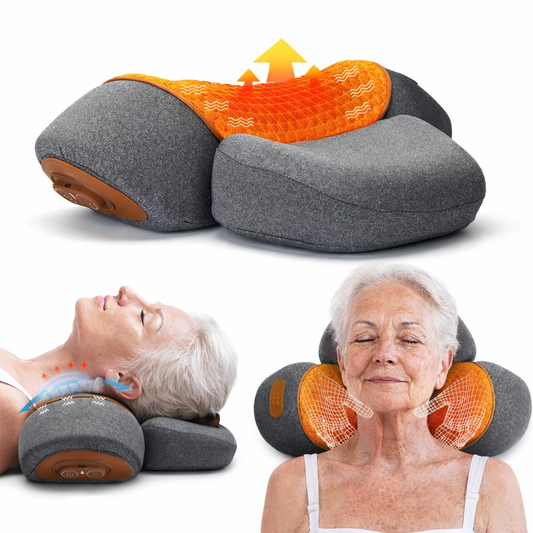 The Original 3 in 1 Electric Cervical Pillow With Spinal Heat Pulse Therapy