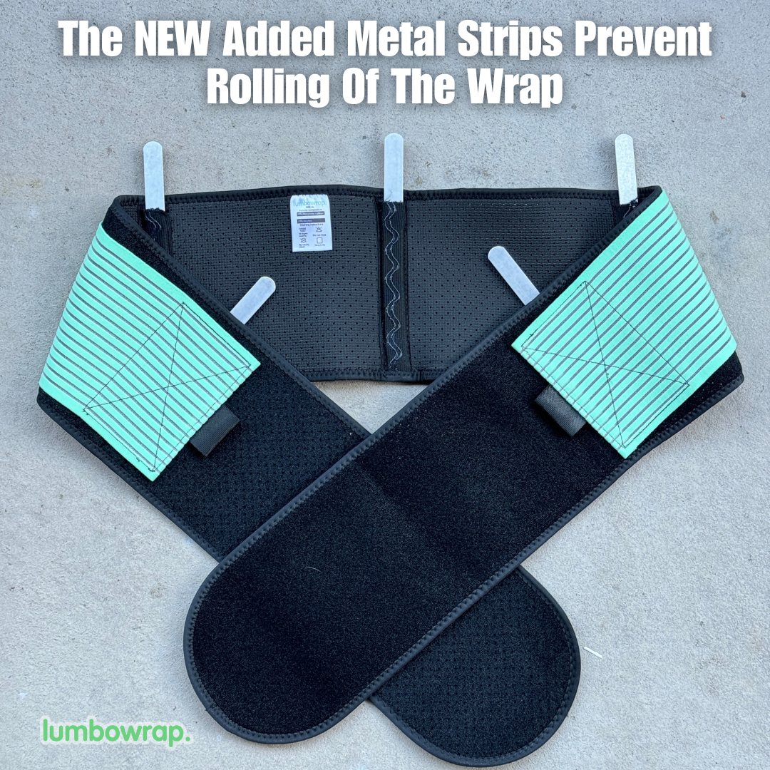 Lumbowrap® - The Complete Hip & Lower Back Wrap For Easier Walking & Standing (Spinal Stenosis, Sciatica, Lower Back Pain)