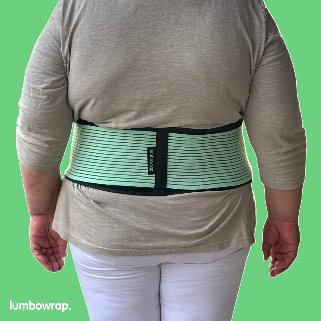 Lumbowrap® - The Complete Hip & Lower Back Wrap For Easier Walking & Standing (Spinal Stenosis, Sciatica, Lower Back Pain)
