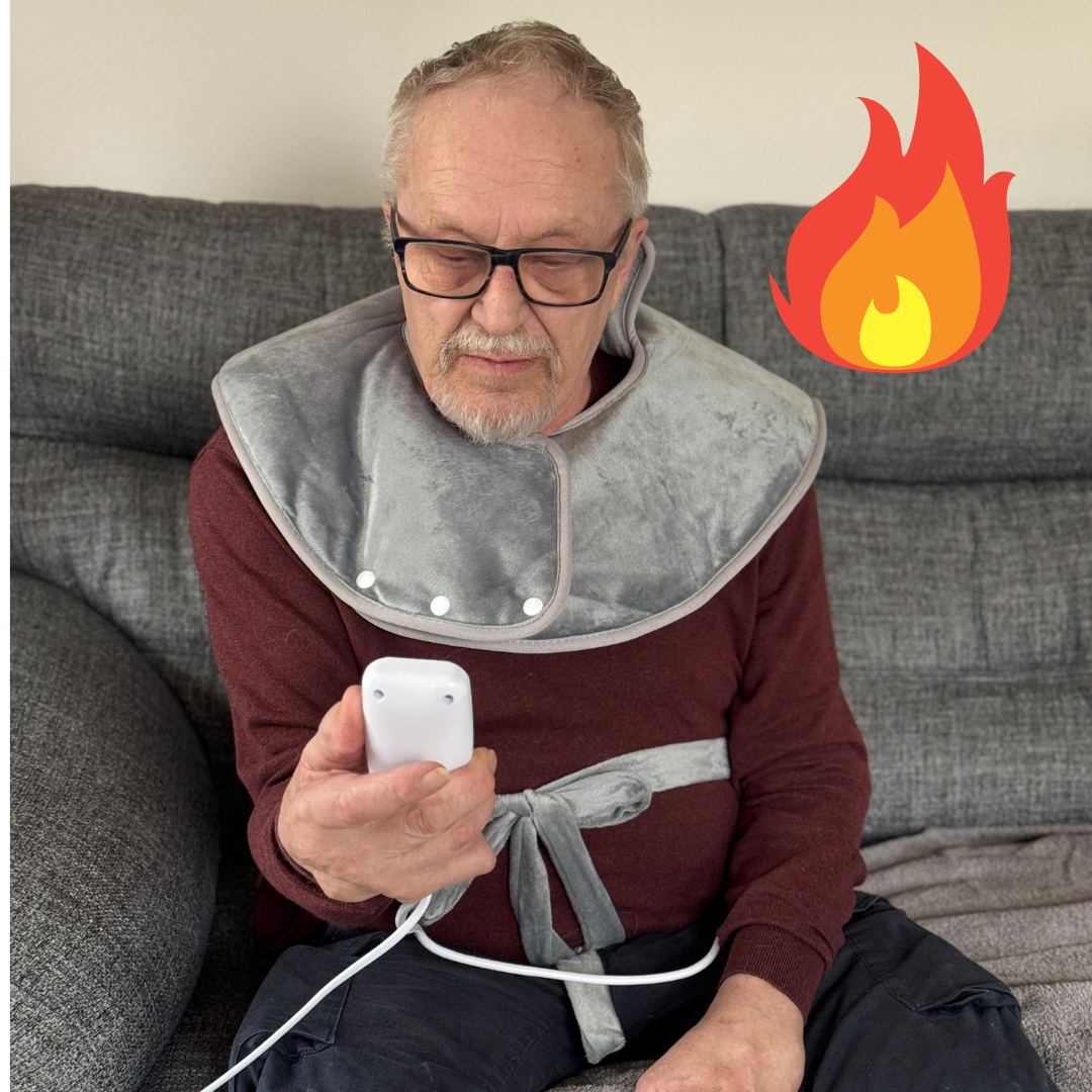 Lumbowrap® - The Weighted Back & Shoulders Heating Pad With New Heat-Relief 2.0 Technology