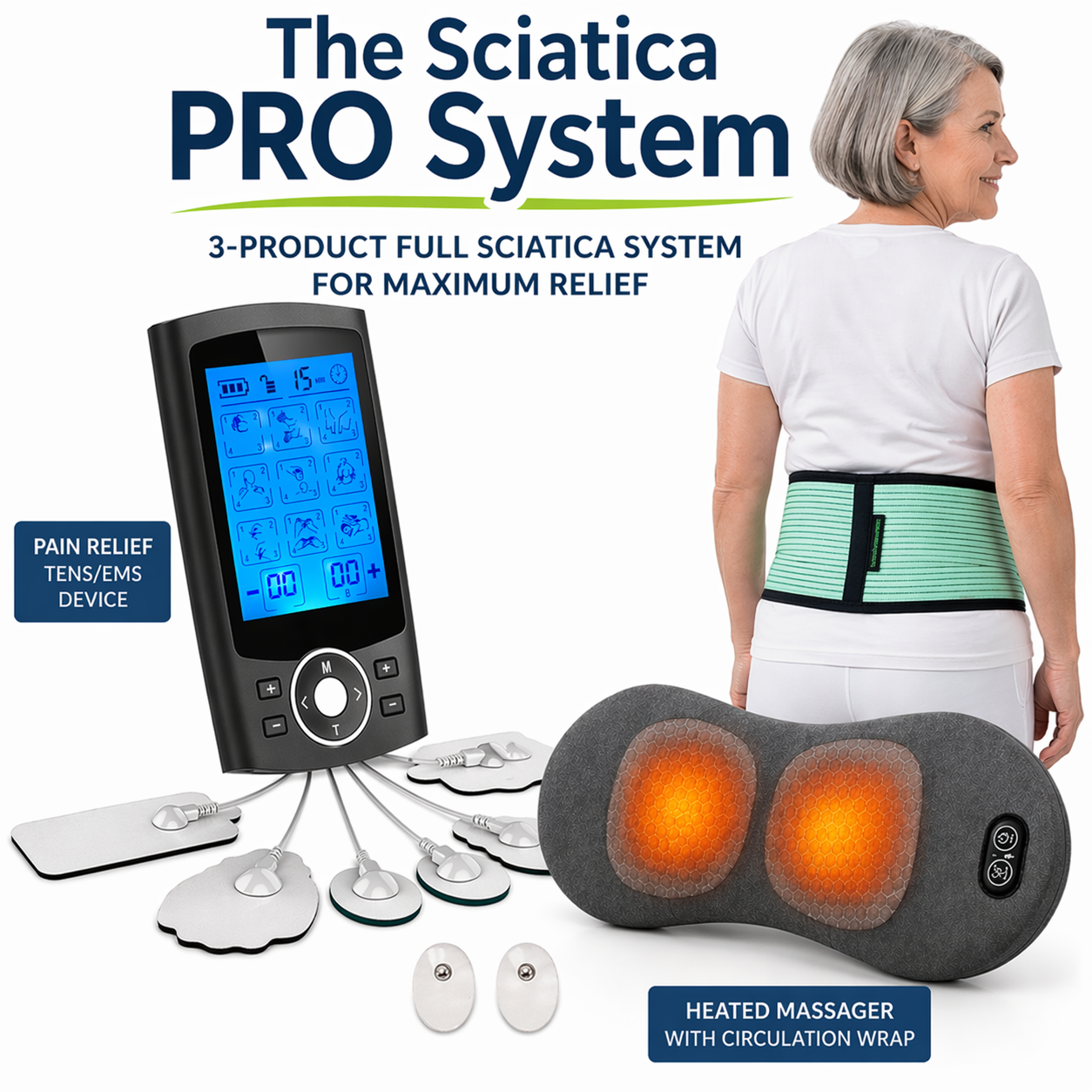 The Sciatica PRO System (All-In-1 Back Pain Relief System)