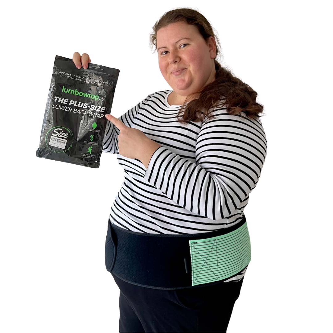 Lumbowrap® - The Complete Hip & Lower Back Wrap For Easier Walking & Standing (Spinal Stenosis, Sciatica, Lower Back Pain)