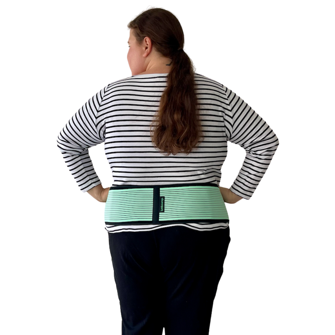 Lumbowrap® - The Complete Hip & Lower Back Wrap For Easier Walking & Standing (Spinal Stenosis, Sciatica, Lower Back Pain)