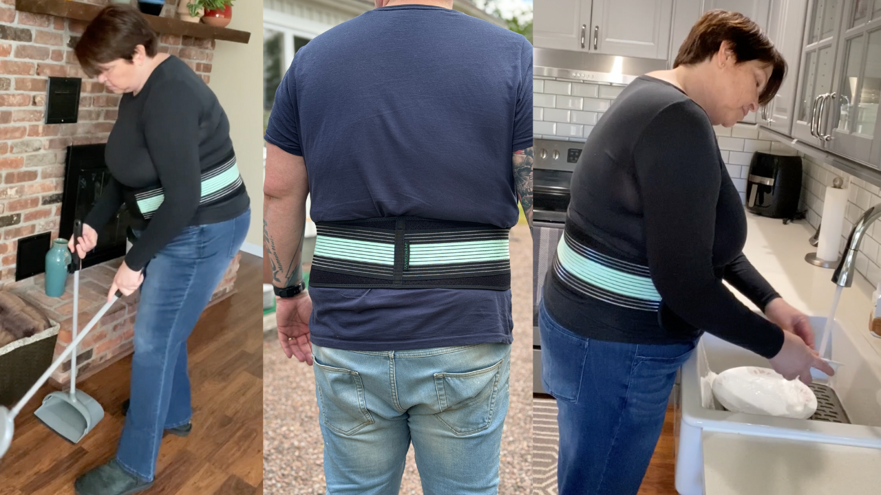 Back Stretch Wraps Lumbowrap® - The Complete Hip & Lower Back Wrap For Easier Walking & S