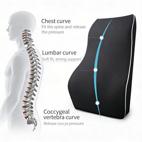 Lumbowrap® - The Lumbar Seat Cushion