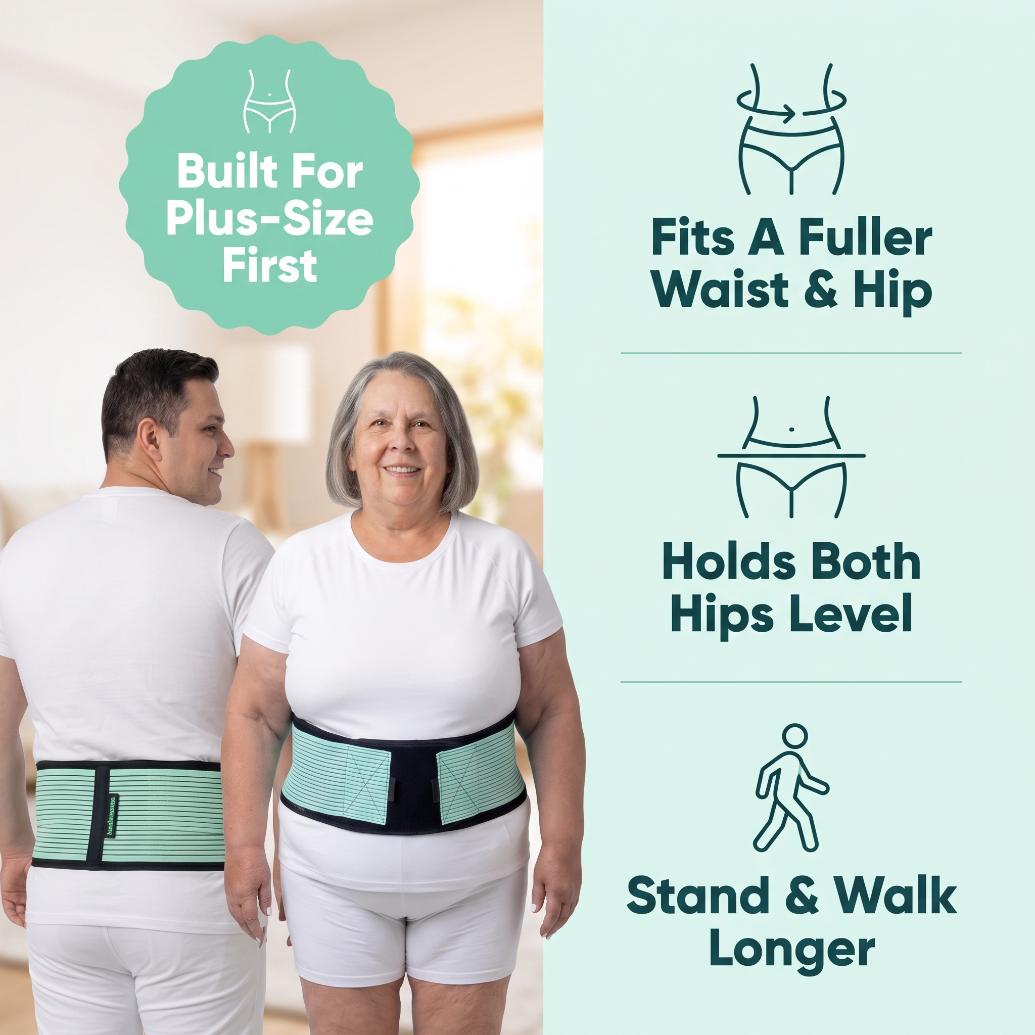 Lumbowrap® Dual-Compression Back & Hips Stability Brace