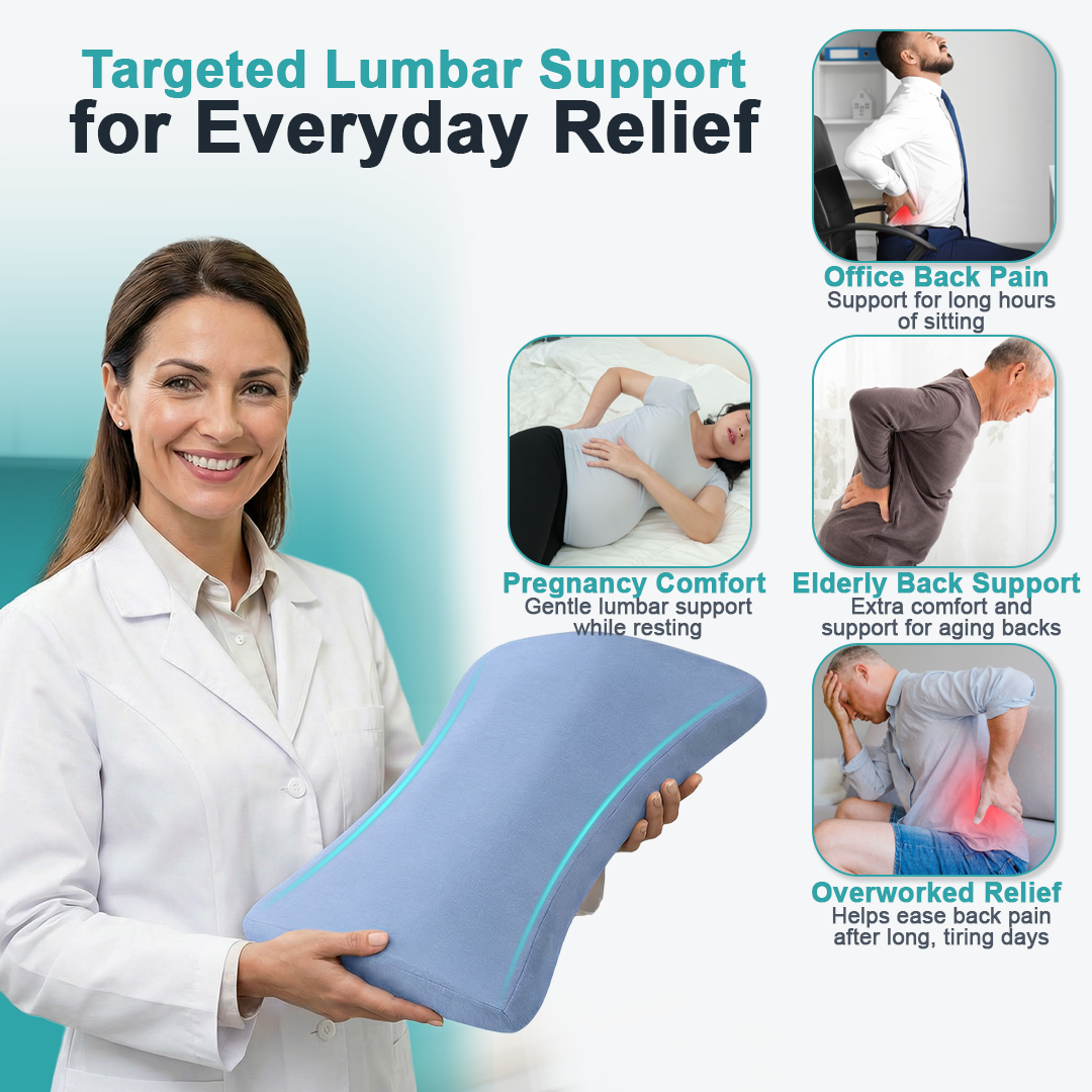 Lumbowrap® Ergonomic Lumbar Pillow