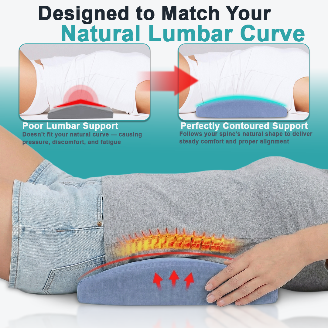 Lumbowrap® Ergonomic Lumbar Pillow
