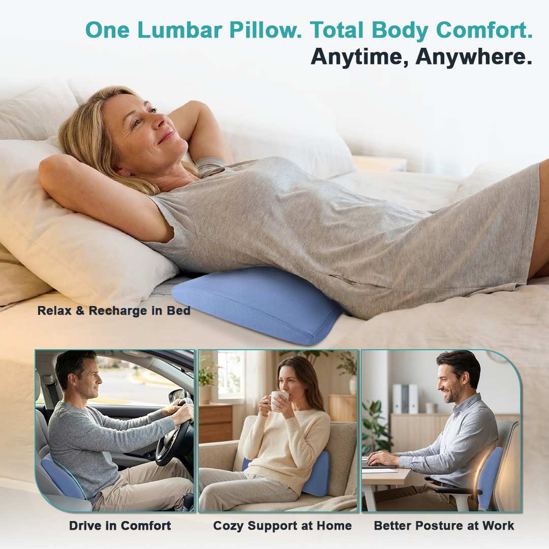 Lumbowrap® Ergonomic Lumbar Pillow