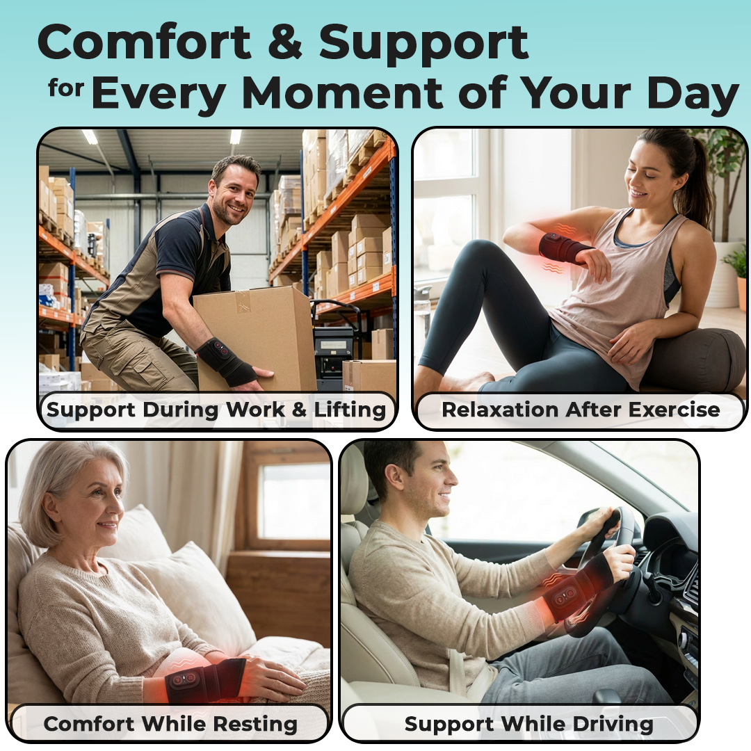 Lumbowrap® - The Cordless Heated Wrist Wrap With Deep-Penetration CAT™ Technology