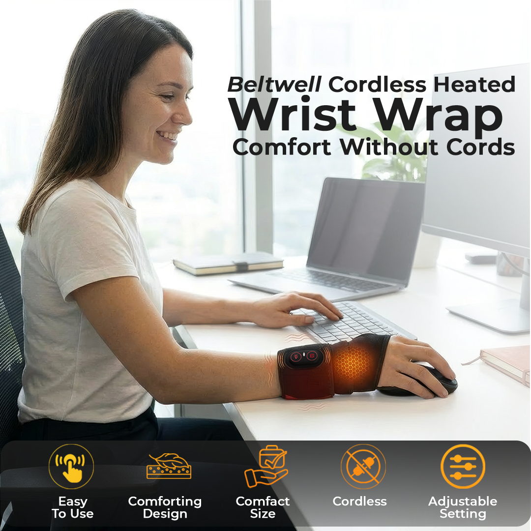 Lumbowrap® - The Cordless Heated Wrist Wrap With Deep-Penetration CAT™ Technology