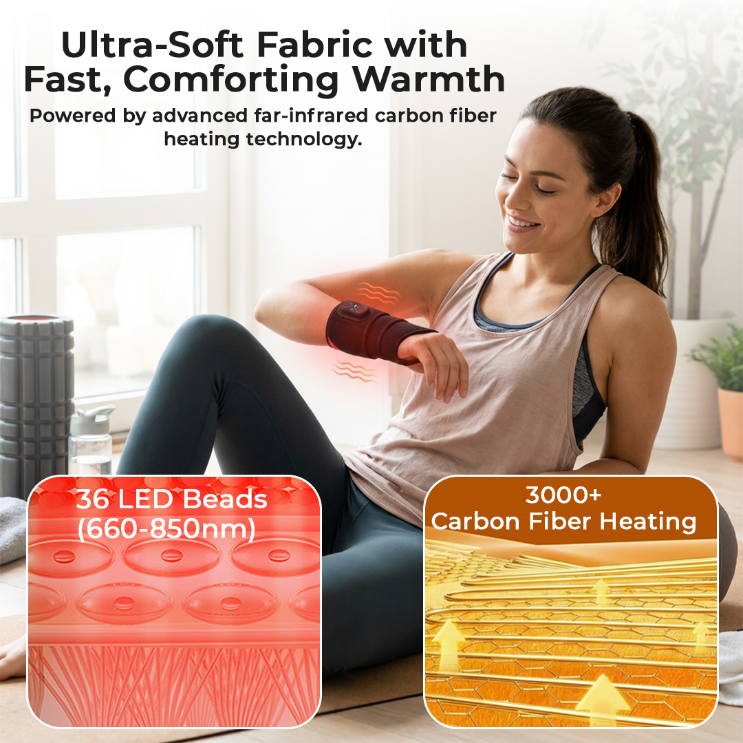 Lumbowrap® - The Cordless Heated Wrist Wrap With Deep-Penetration CAT™ Technology